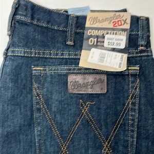 Wrangler 20X 01 Competition Jean:Blue:36X32 NWT